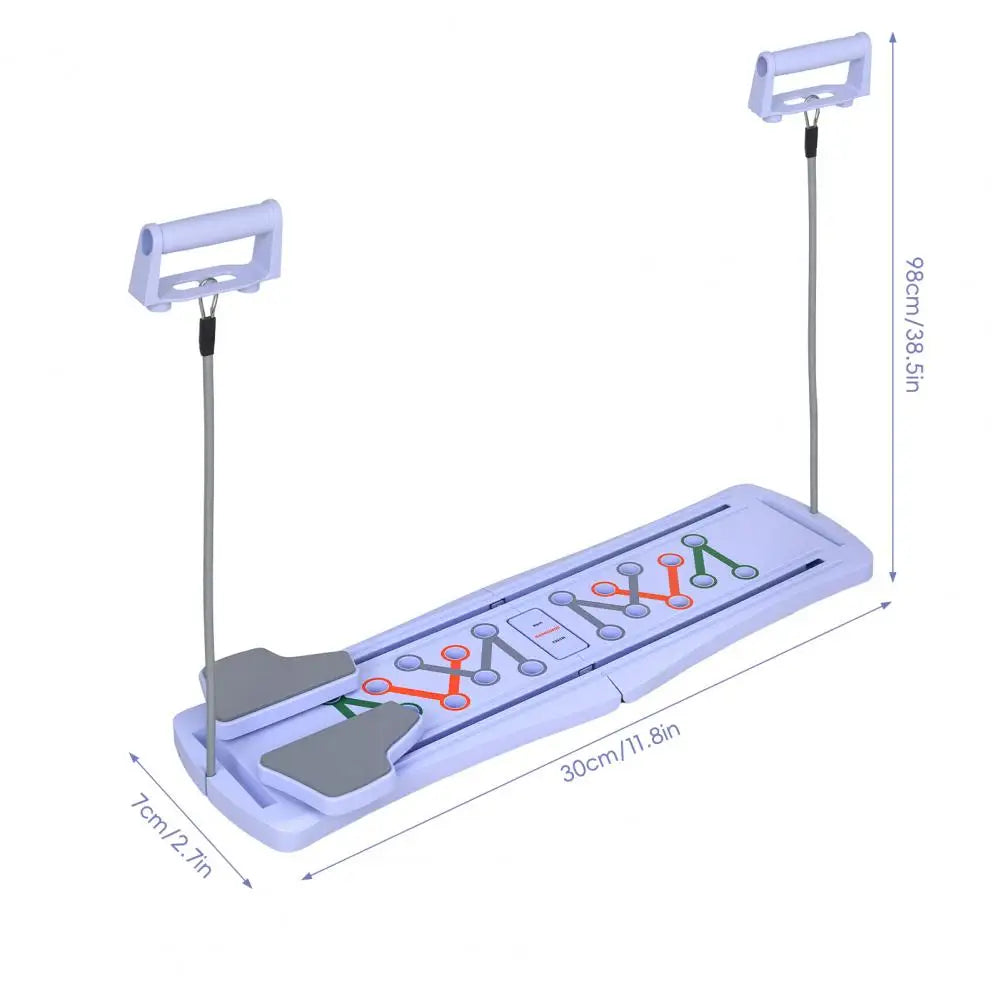 Folding Pilates Board, Multifunctional Abdominal Board for Home Workout