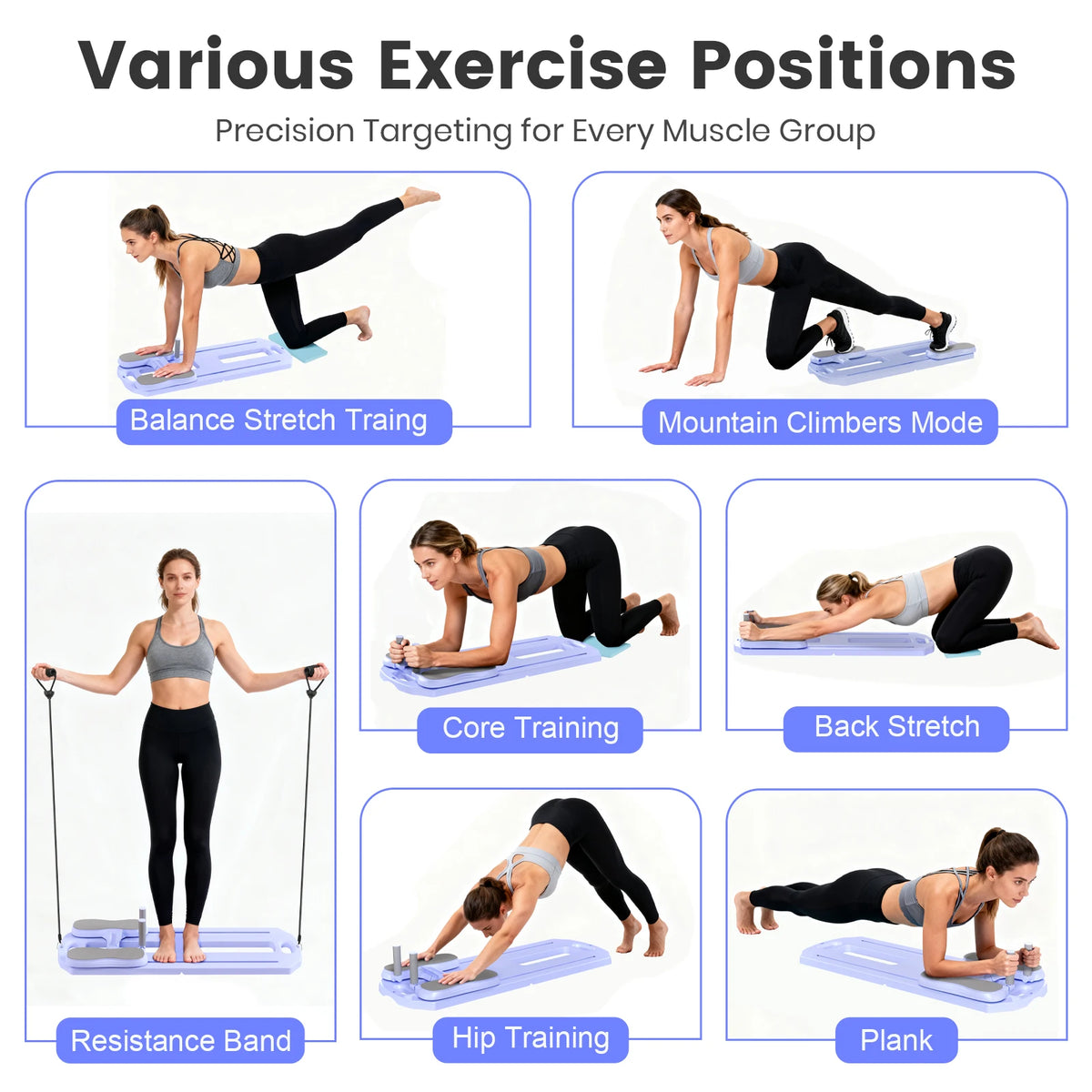 Folding Pilates Board for Home Workout
