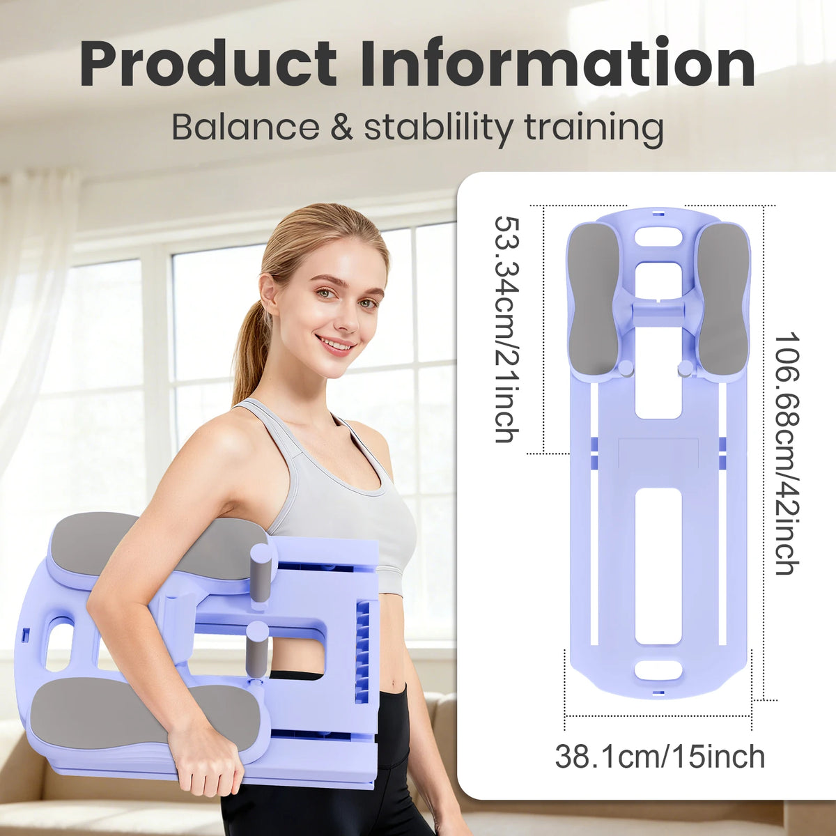 Folding Pilates Board for Home Workout